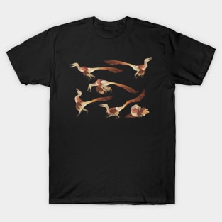 Velociraptor in brown 2 T-Shirt